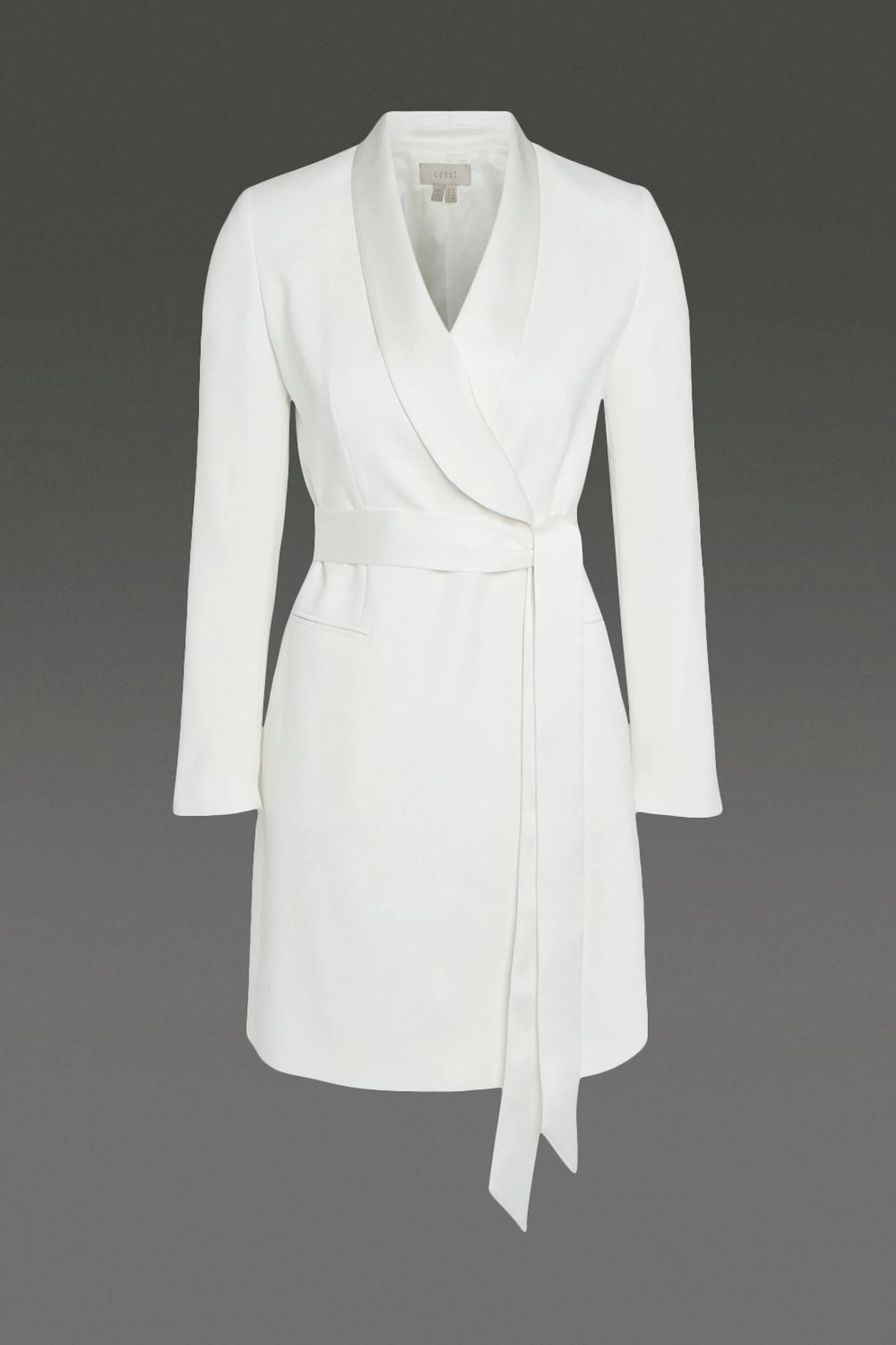 Premium Mini Tie Waist Tuxedo Dress | Coast UK & IE