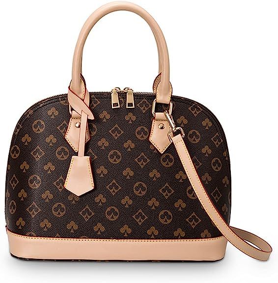 Tote Bags for Women Fashion Designer Handbag Leather Satchel Purse Crossbody Pochette with Top Ha... | Amazon (US)