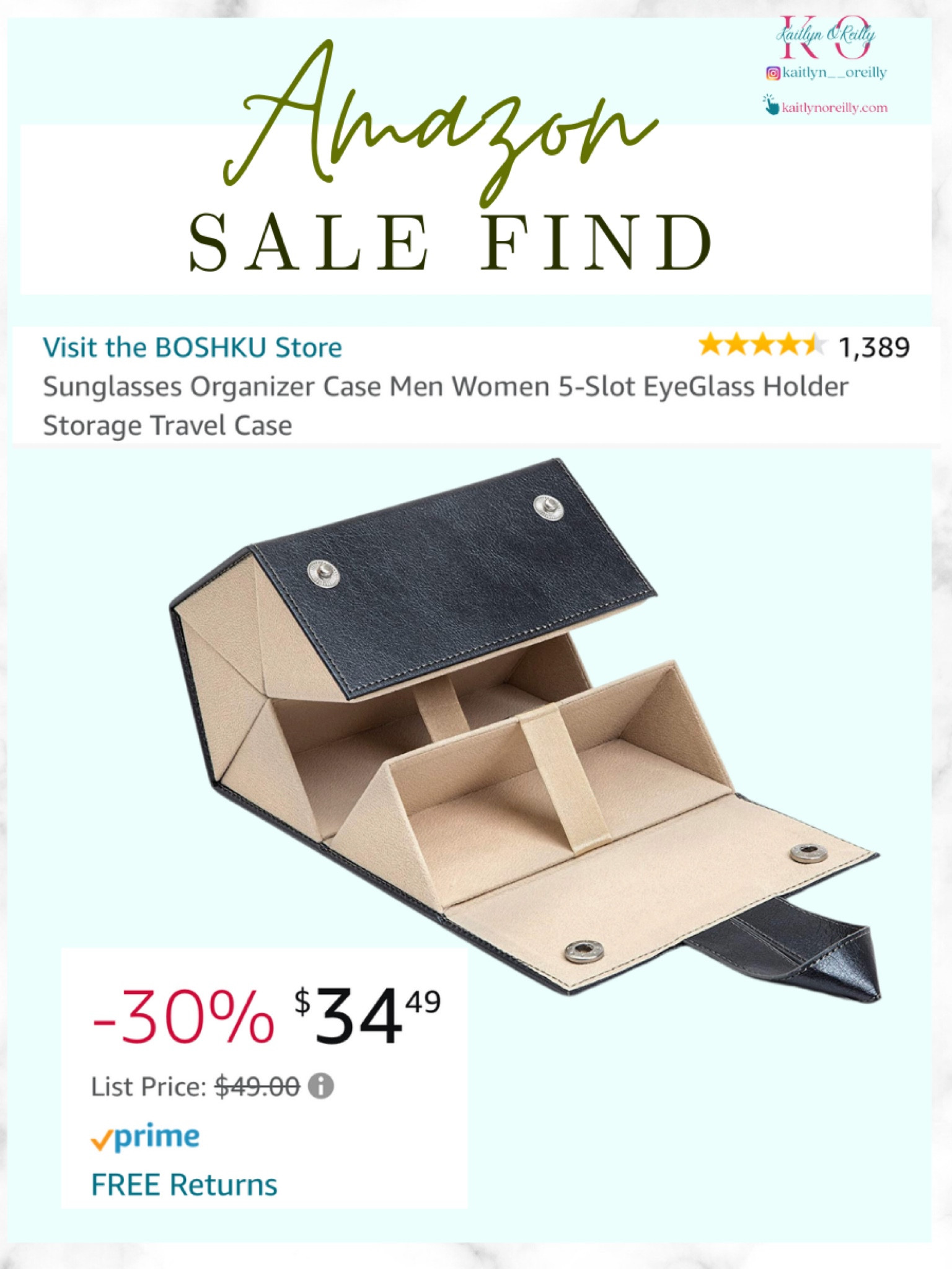 Amazon find on sales This sunglass holders perfect for traveling.

Amazon finds , amazon must haves , travel , travel must haves , travel essentials , storage and organization , organization , storage , amazon gifts , gifts , unique finds , amazon sale , sale , amazon deals , deals #LTKsalealert #LTKtravel #LTKU #LTKunder50

#LTKHoliday #LTKstyletip #LTKSeasonal