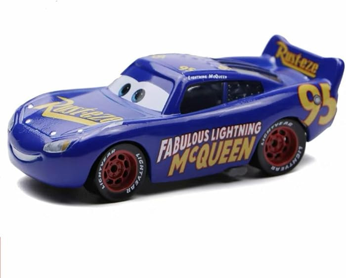 Movie Cars 2 3 Cars Assortment 1：55 Loose Diecast Vehicles Toys (Fabulous Lightning McQueen) | Amazon (US)
