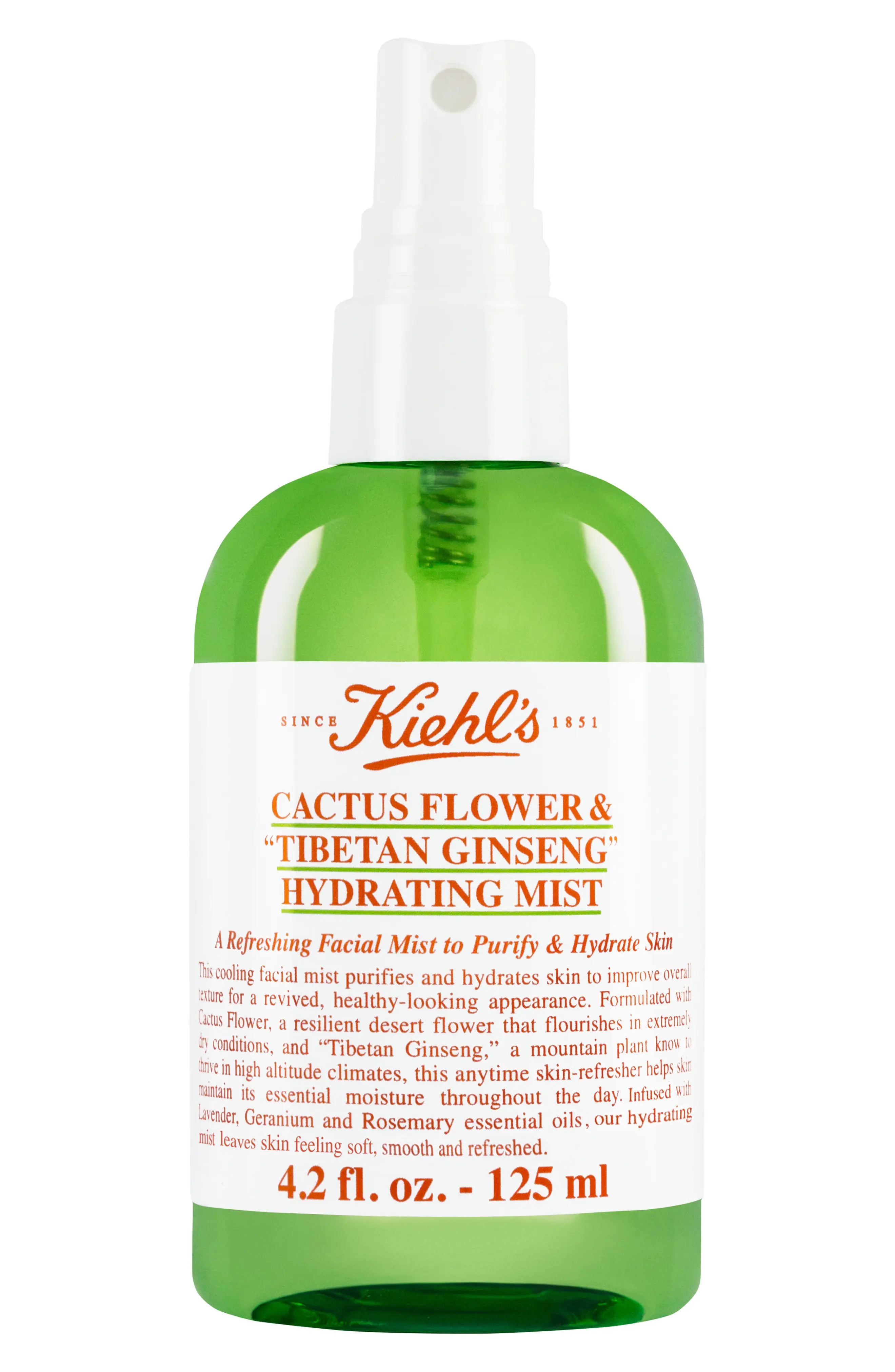 Kiehl's Since 1851 'Cactus Flower & Tibetan Ginseng' Mist | Nordstrom