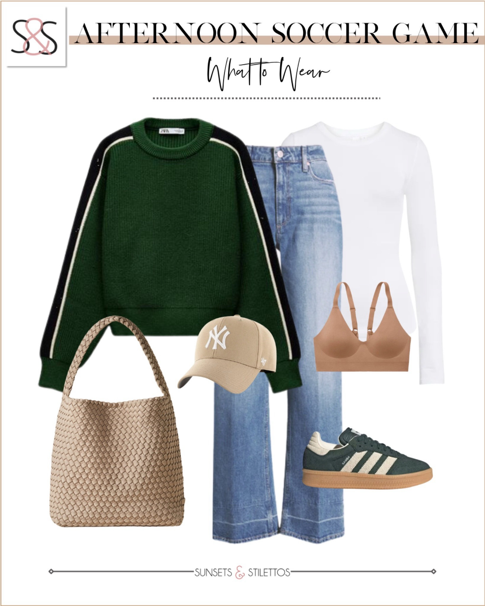This knit sweater is great with wide leg jeans for spring! Perfect for running errands or the pickup line!

Sunsets and Stilettos, casual workwear, adidas sneakers 

#LTKOver40 #LTKActive #LTKSeasonal