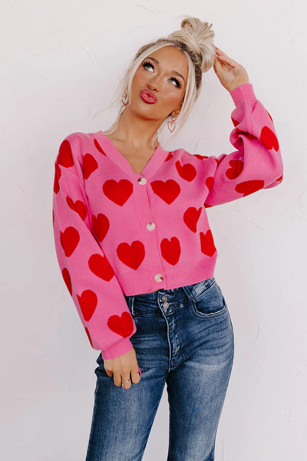 Crossing My Heart Cardigan | Impressions Online Boutique