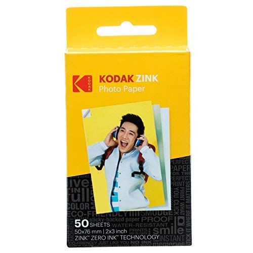 Kodak 2"x3" Premium Zink Photo Paper (50 Sheets) Compatible with Kodak Smile, Kodak Step, PRINTOMATI | Amazon (US)