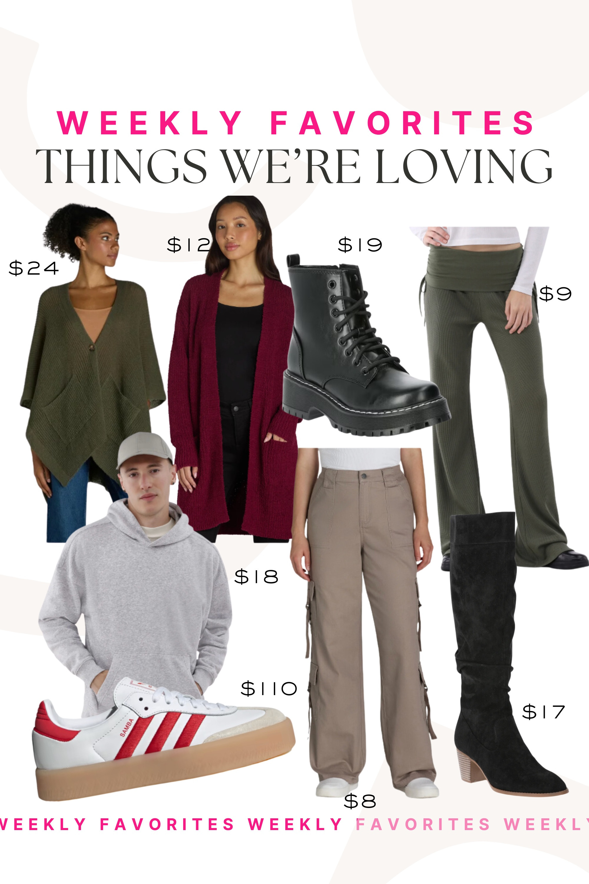 Our weekly favorites!! So many great Walmart comfies, how cute are these red sambas?!!

Weekly favorites, sambas, Walmart fashion, Walmart finds

#LTKFindsUnder50 #LTKSeasonal