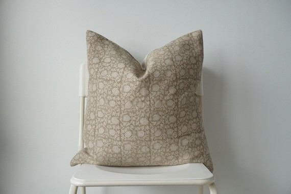 Indian Block Print Pillow Cover limited - Etsy | Etsy (US)