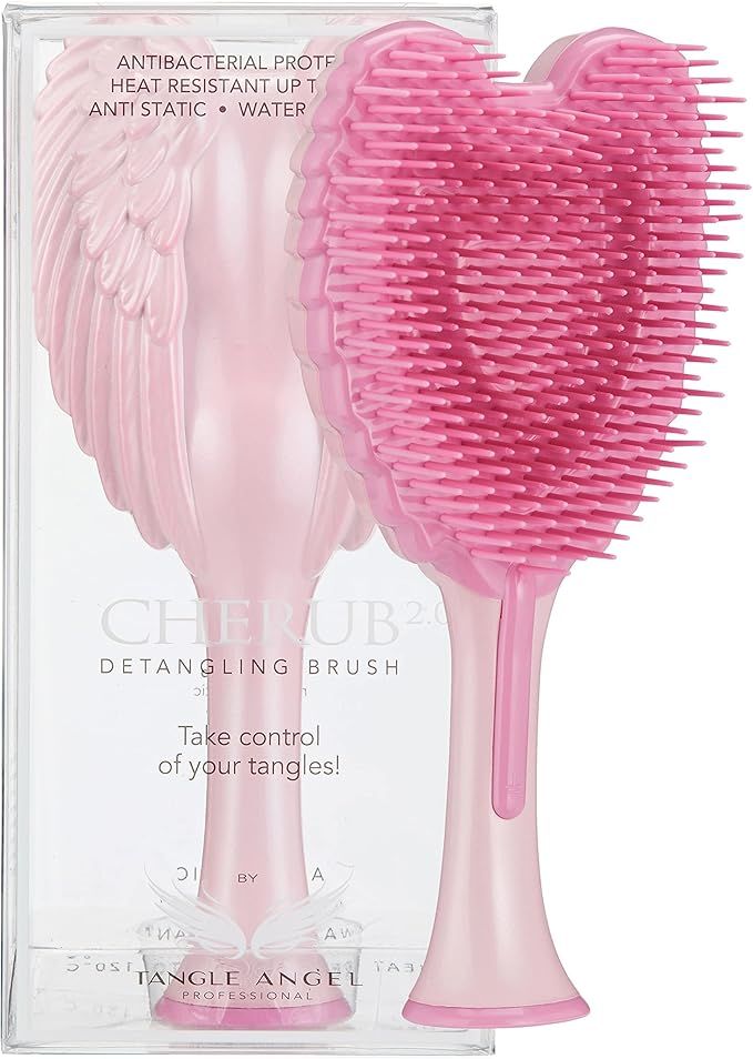 Kids Mini Hairbrush Detangler - Anti Static Soft Detangler Hair Brush for Girls, Kids - Detangle ... | Amazon (US)