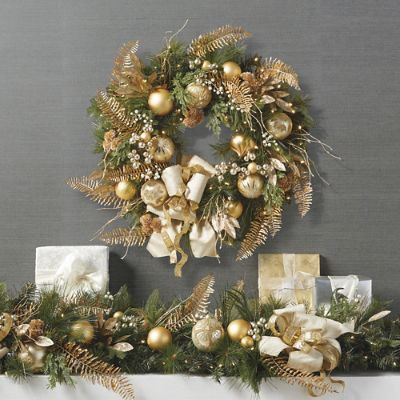 Gleam and Glisten Greenery Collection | Frontgate