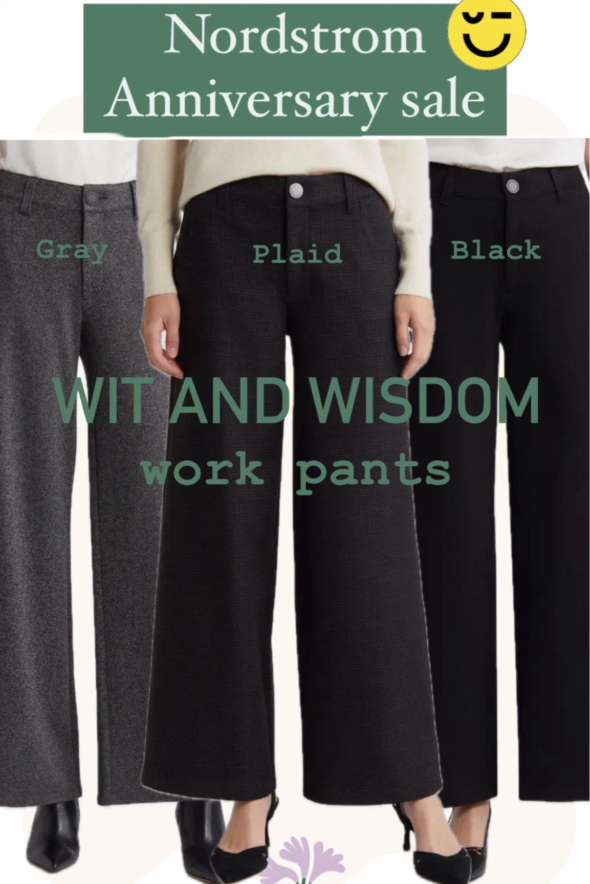 These are a great knit pant. So comfy for travel, work or weekend. With the comfort waistband! 

Work pants work outfit wit and wisdom work pants work outfits Nordstrom anniversary sale 

#LTKFindsUnder100 #LTKOver40 #LTKMidsize