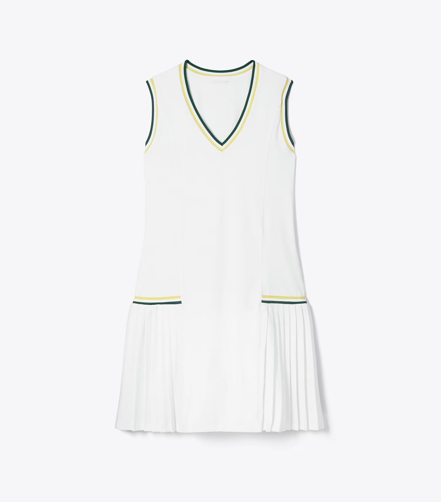 Open Collar V-Neck Tennis Dress | Tory Burch (US)