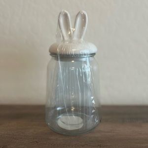 Target Bullseyes Playground Easter Bunny Ears Novelty Glass Jar -Clear & White | Poshmark