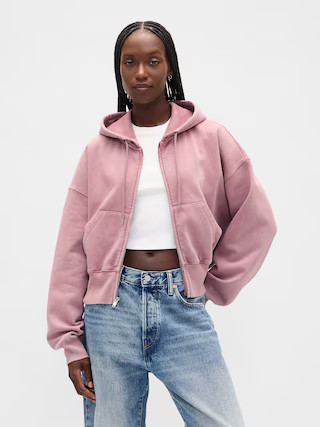 VintageSoft Full-Zip Wedge Hoodie | Gap | Gap (US)