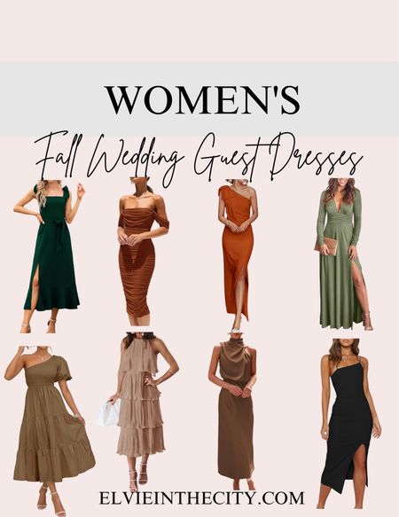 These wedding guest dresses are perfect for all of your fall weddings they are perfect looks for all of your fall weddings 

#LTKstyletip #LTKFind #LTKwedding