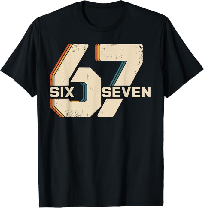 67 Six Seven Meme T-Shirt | Amazon (US)