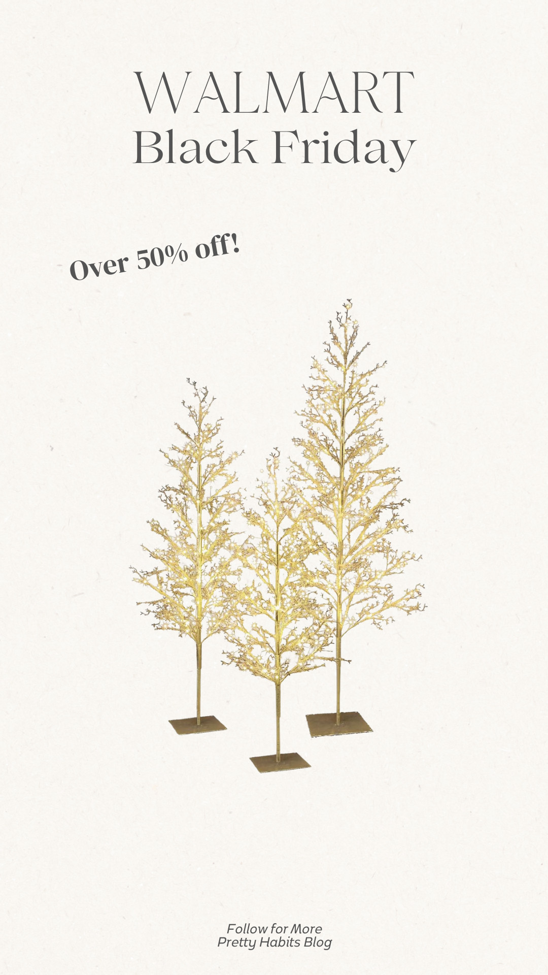 Walmart Black Friday alert. This set of three twinkling LED icy beaded trees (4ft, 5ft and 6ft) is such a good deal right now. Warm white lights, champagne gold branches, and beautiful icy cube beads. These add the prettiest glow to any holiday setup and work for both indoor and outdoor decorating.

🎄 4ft, 5ft and 6ft sizes
🎄 Warm white twinkling LEDs
🎄 Champagne and gold branches
🎄 Indoor and outdoor use
🎄 Perfect for entryways, living rooms, porches

#holidaydecor #christmasdecor #seasonaldecor #twinklinglights #walmartfinds #walmartsale #blackfridaydeals #christmassale #salealert #cozychristmas #glowlights #ltkhome #ltkdeals #homedecorfinds  

 

#LTKSaleAlert #LTKFindsUnder100 #LTKHoliday