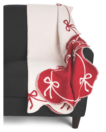 Scallop Bows Throw | TJ Maxx
