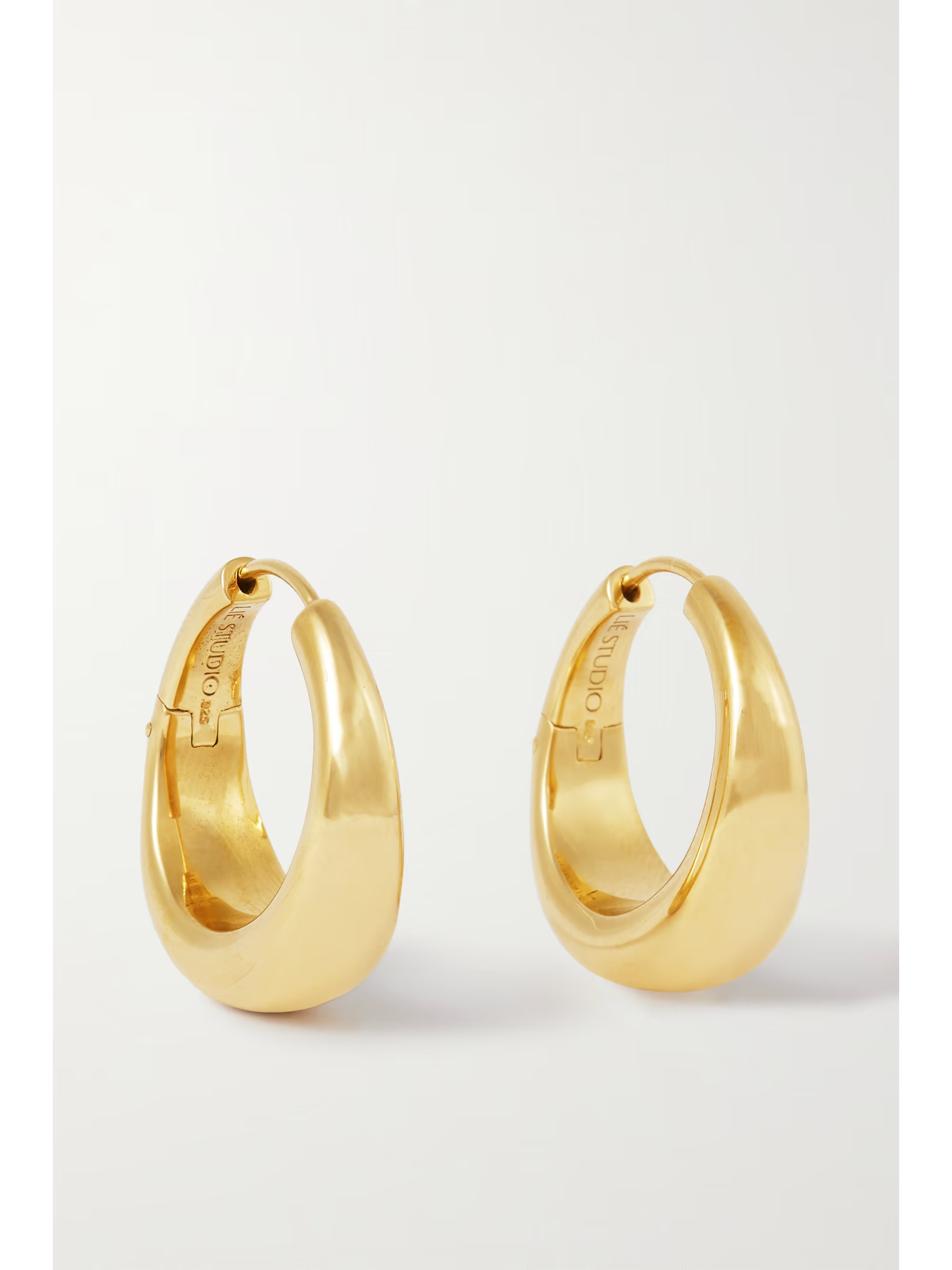 The Andrea gold-plated hoop earrings | NET-A-PORTER (US)