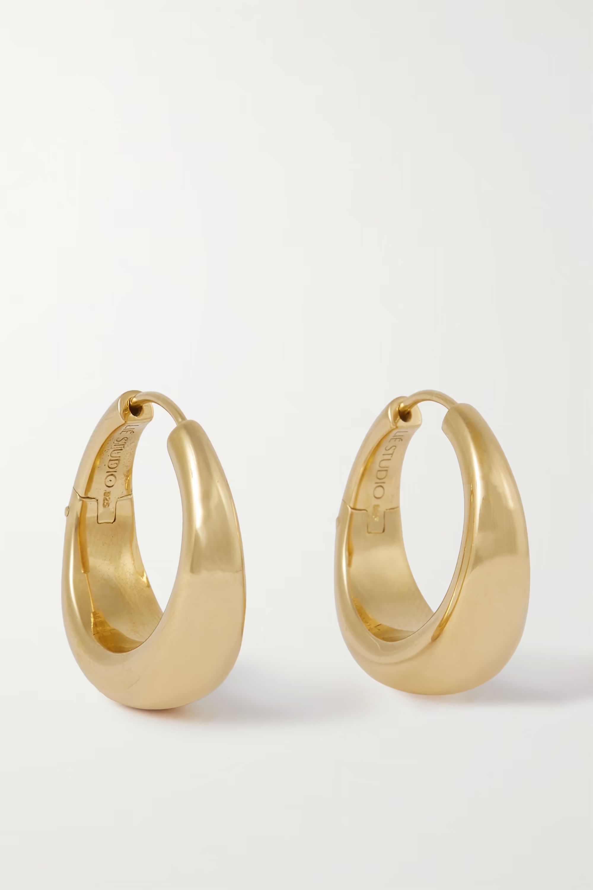 The Andrea gold-plated hoop earrings | NET-A-PORTER (UK & EU)