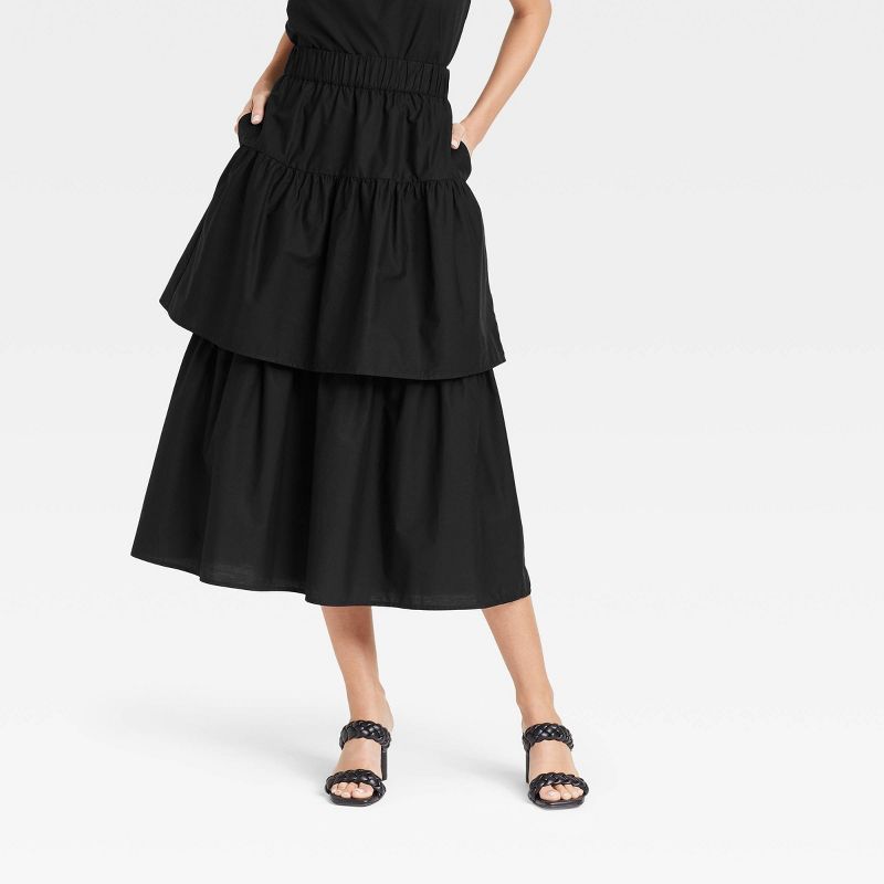 Women's Tiered Skirt - Who What Wear™ | Target