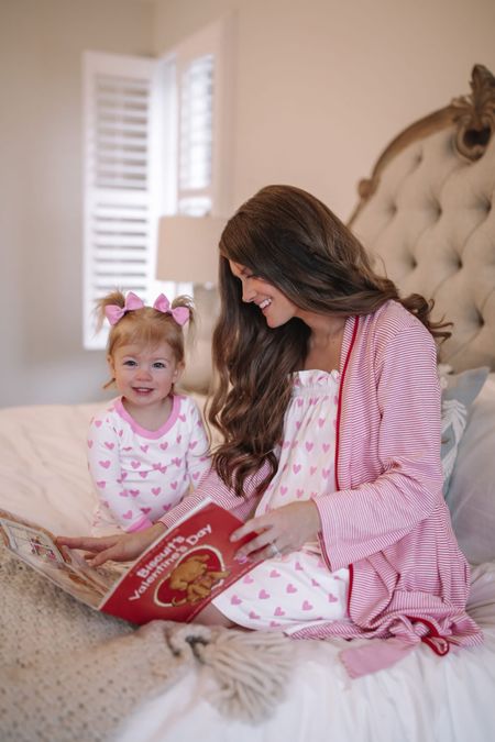 Mommy and Me Valentine pajamas! 💕
Lake pajamas, robe, heart pajamas, Valentine pjs, toddler pjs, pink pajamas 

#LTKfamily #LTKbaby #LTKSeasonal