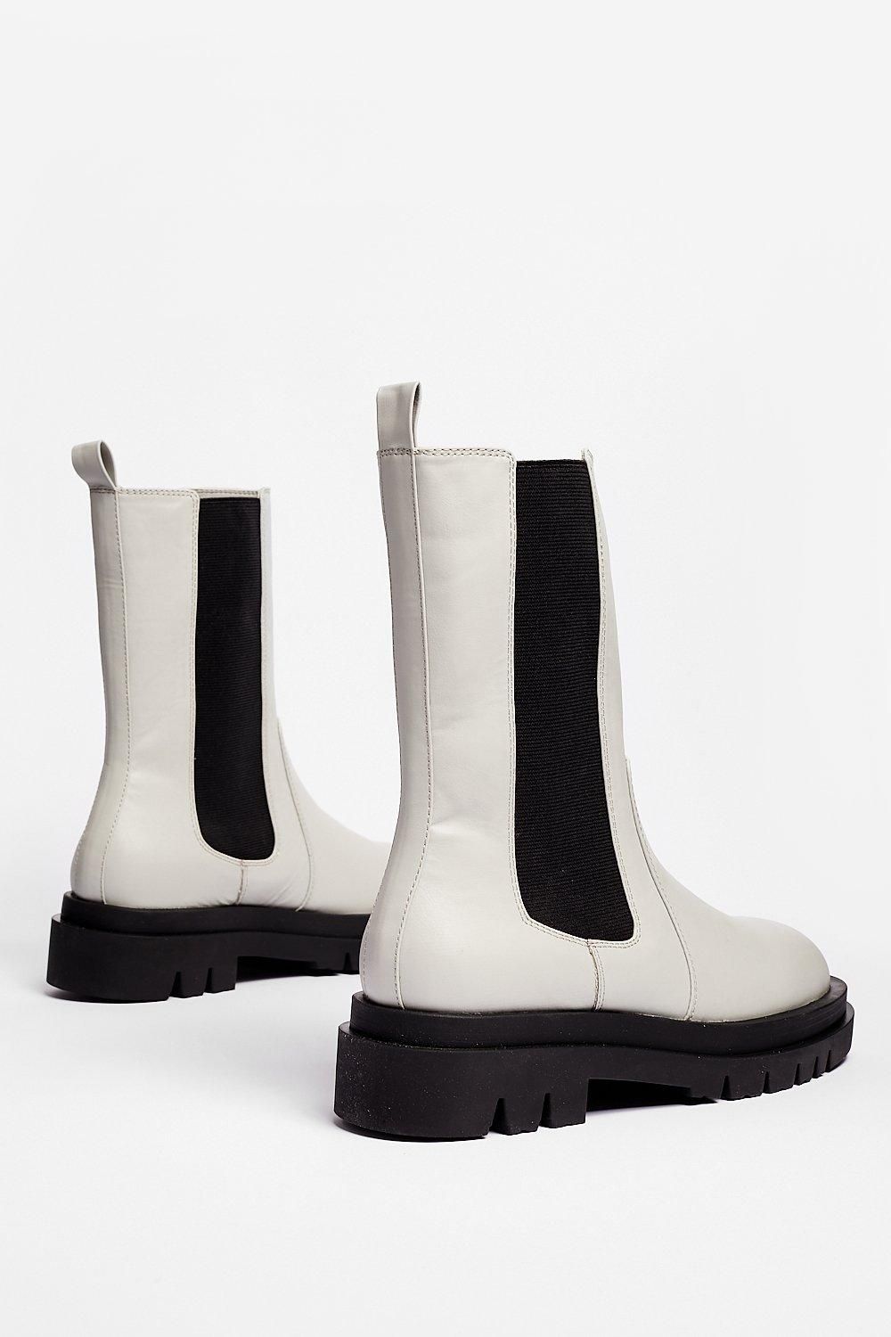 Chelsea You Soon Pull-On High Ankle Boots | Nasty Gal Canada