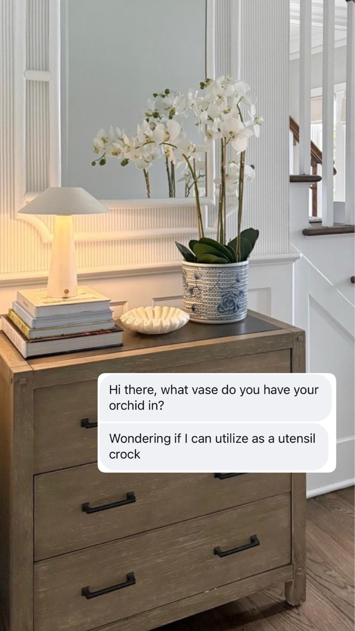 This vase is one of my favorites and totally also works perfectly as a kitchen crock! We actually have a similar one by our stove. Super versatile!

#LTKHome #LTKdayinmylife #LTKmomlife