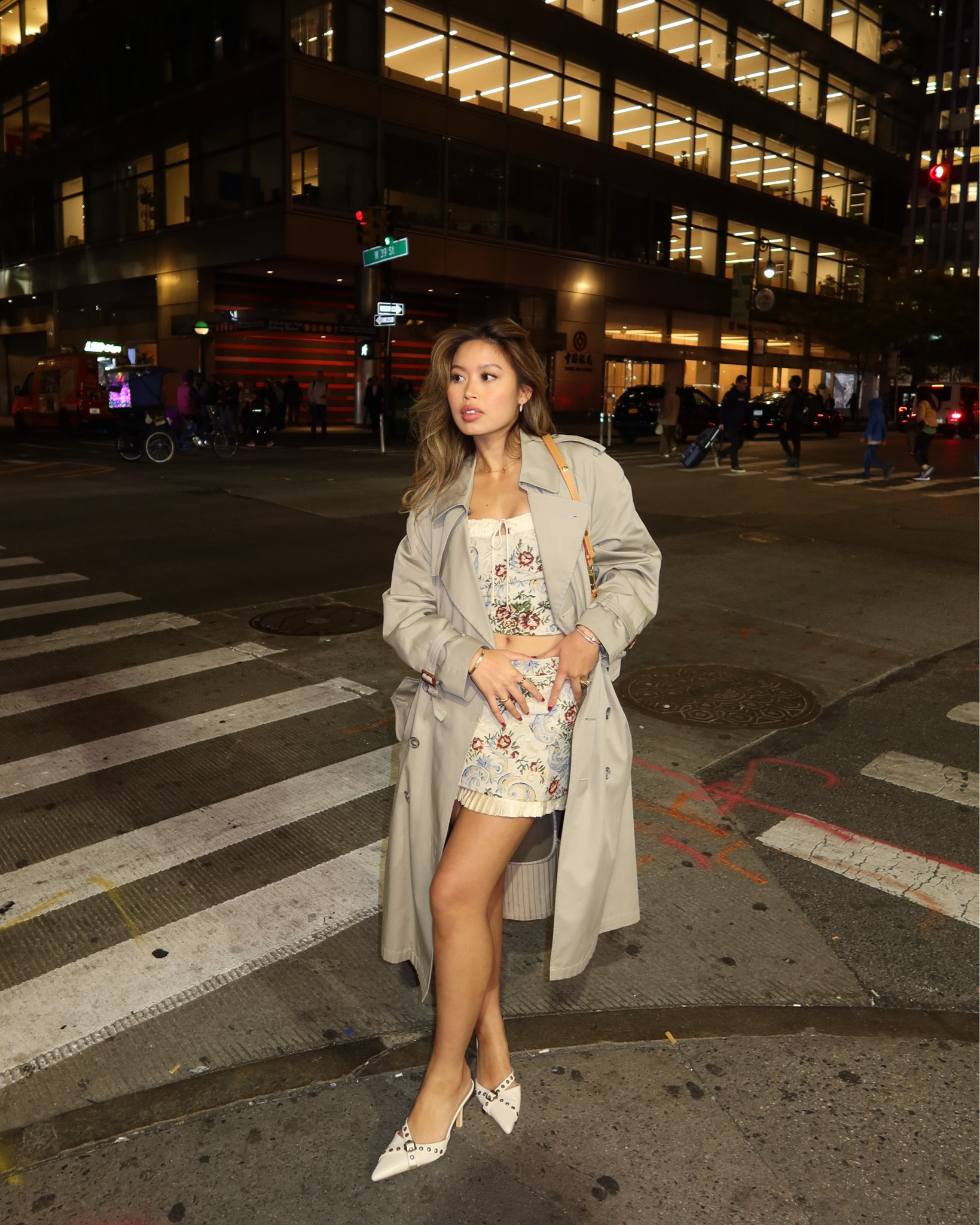 Who doesn't love a matching set. Trenches are a staple for any season, completes every outfit. 
These kitten heels from Schultz are so comfy, walked 20 blocks in them. I also put a similar dupe of the Louis Vuitton crescent bag. A dress version of this set as well.  Happy Browsing :) 

#LTKSaleAlert #LTKSeasonal #LTKCyberWeek