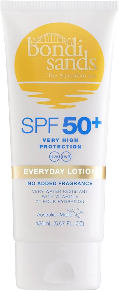 Bondi Sands Fragrance Free Sunscreen Lotion SPF 50+ | Non-Greasy Broad-Spectrum Formula Moisturis... | Amazon (UK)