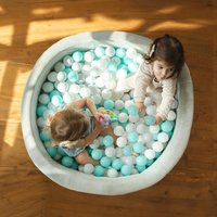Kids' Ball Pit for Home with 200 Balls | Aqua | Nuby (US)