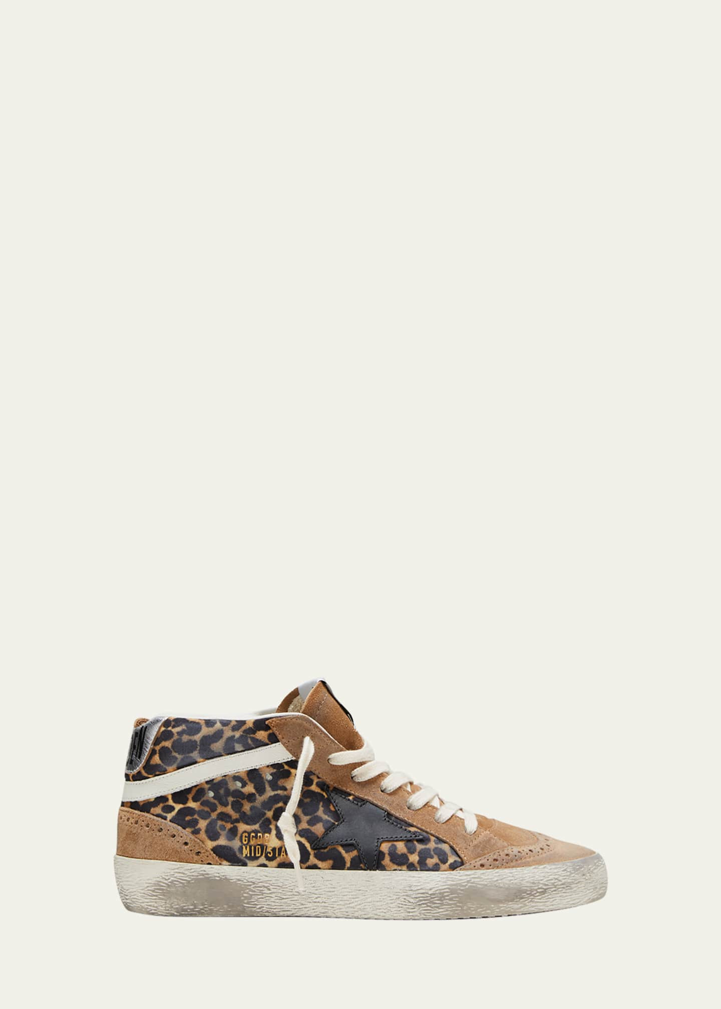 Mid Star Leopard-Print Suede Sneakers | Bergdorf Goodman