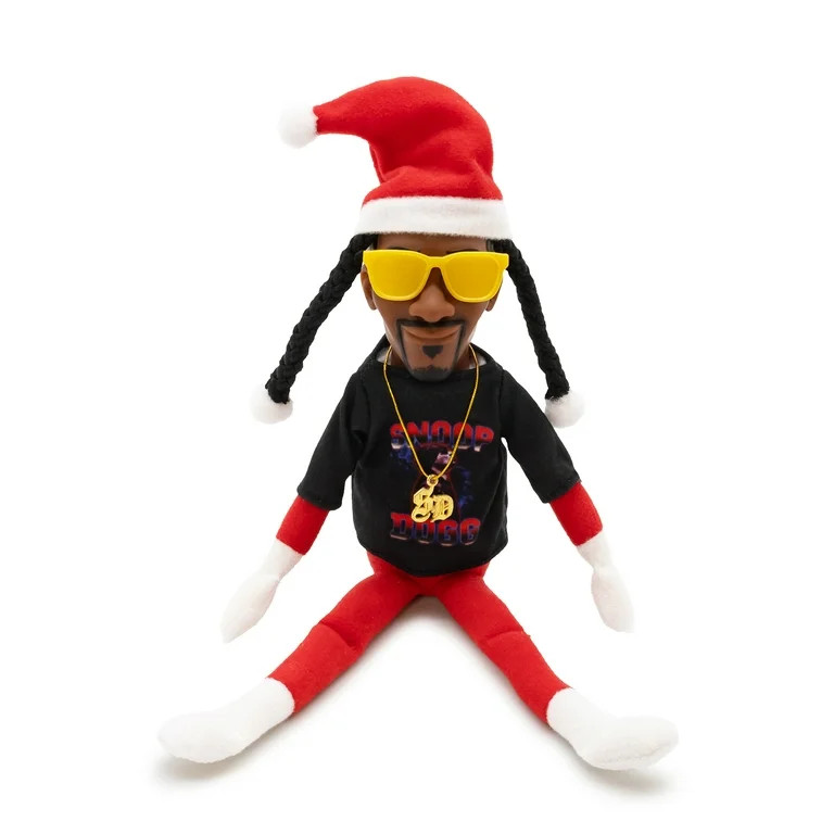 Snoop Dogg Snoop on The Stoop 12” Christmas Red Plush Figurine | Walmart (US)