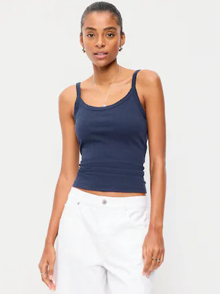 Pointelle Cami Tank Top | Old Navy (US)