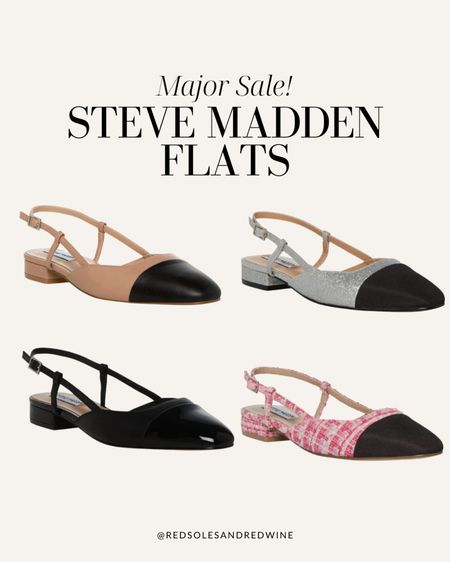 Major sale on Steve Madden Flats! Chanel dupe flats, summer shoes 

#LTKshoecrush #LTKunder100 #LTKsalealert
