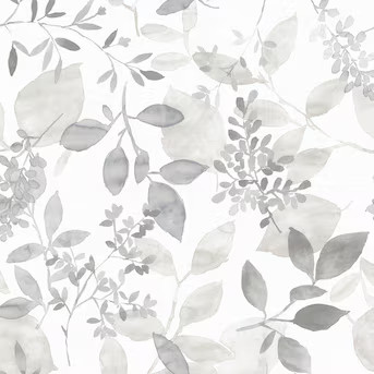 NuWallpaper 30.75-sq ft Grey Vinyl Ivy/Vines Self-Adhesive Peel and Stick Wallpaper | Lowe's