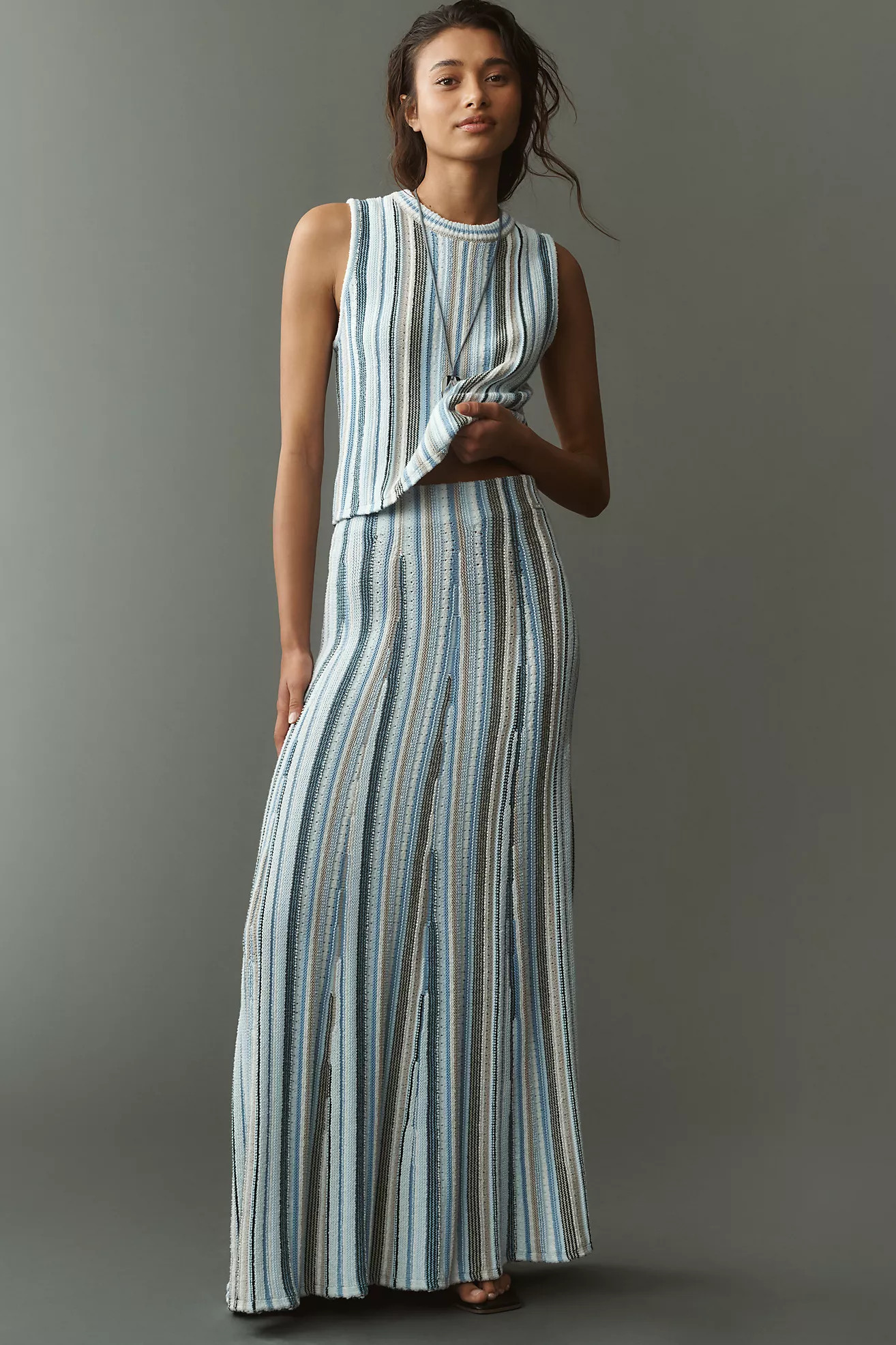 Barbour Josie Knit Maxi Skirt | Anthropologie (US)