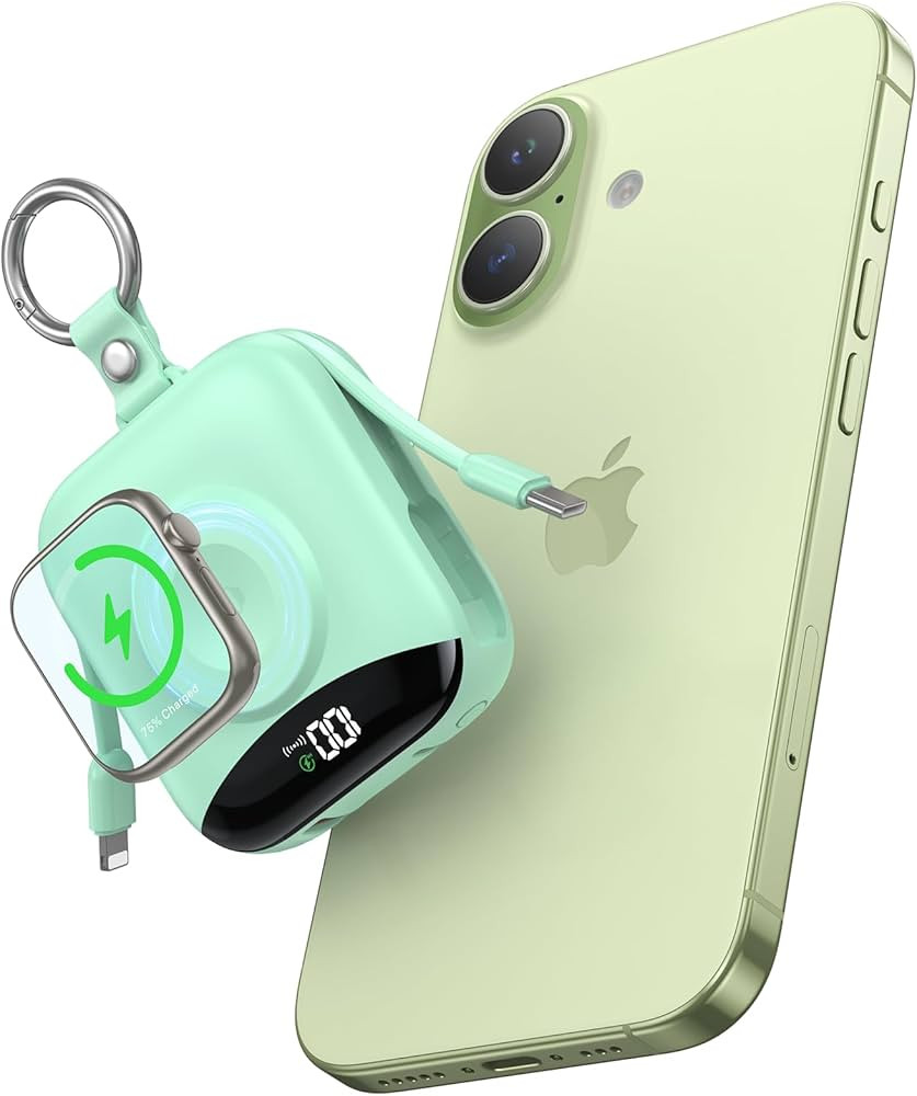 Portable Charger, 10000mAh 22.5W Fast Charging Power Bank with Built-in Cables, Travel Essentials... | Amazon (US)