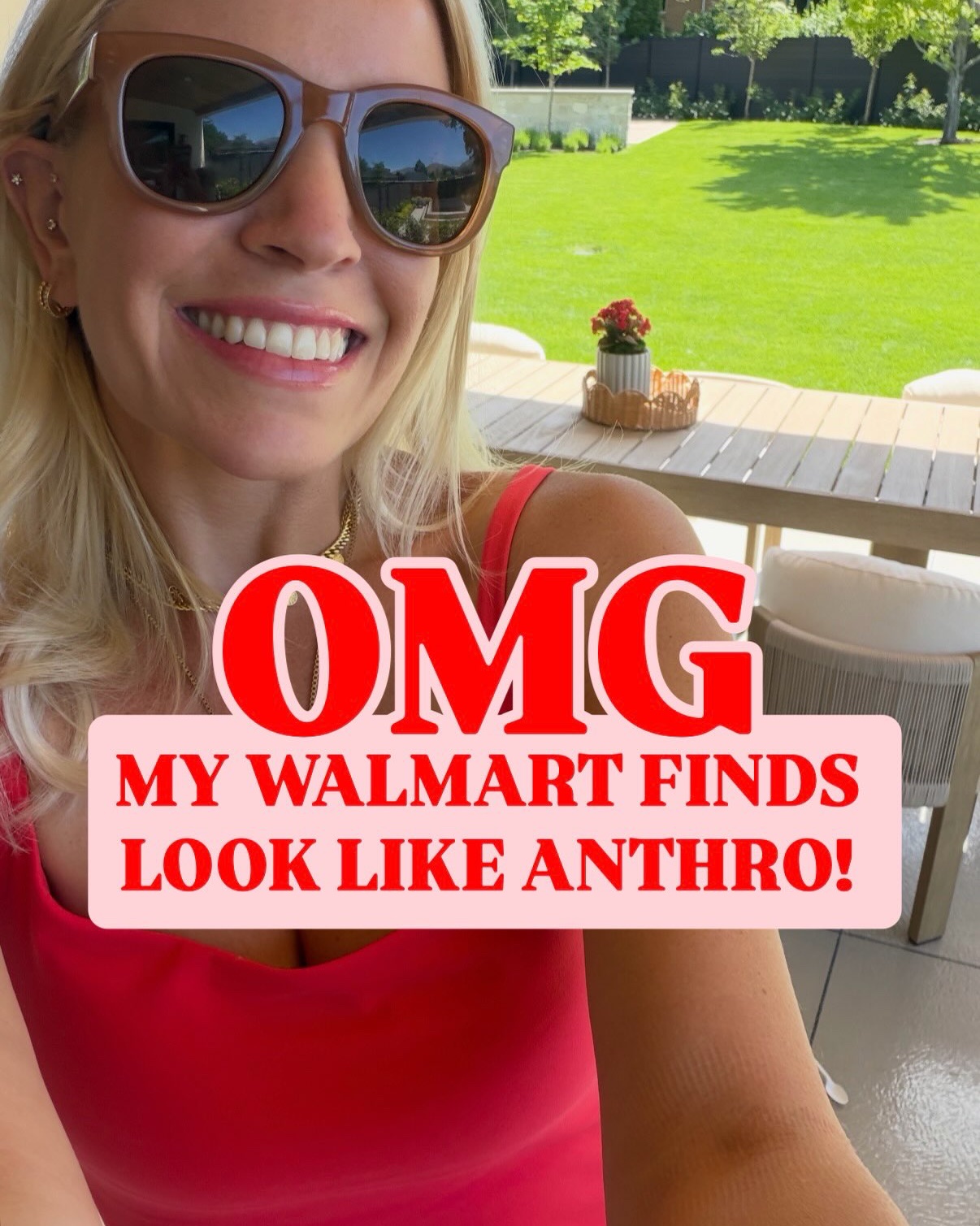 Comment SHOP and I’ll send links! My Walmart finds that look like anthro!! Also linking some stuff I have coming this week that I’m super excited to show 😍