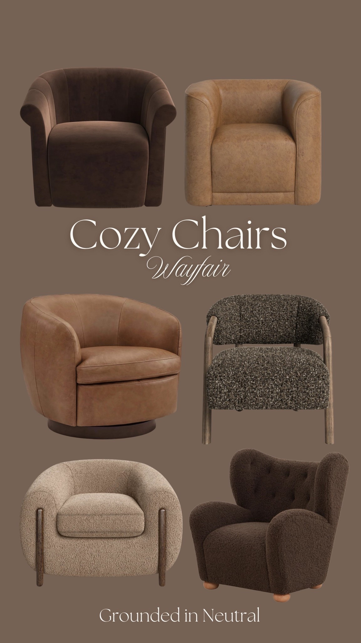 Cozy chairs from Wayfair! 🍂🧸🤎

Wayfair sale 

#LTKHome #LTKStyleTip