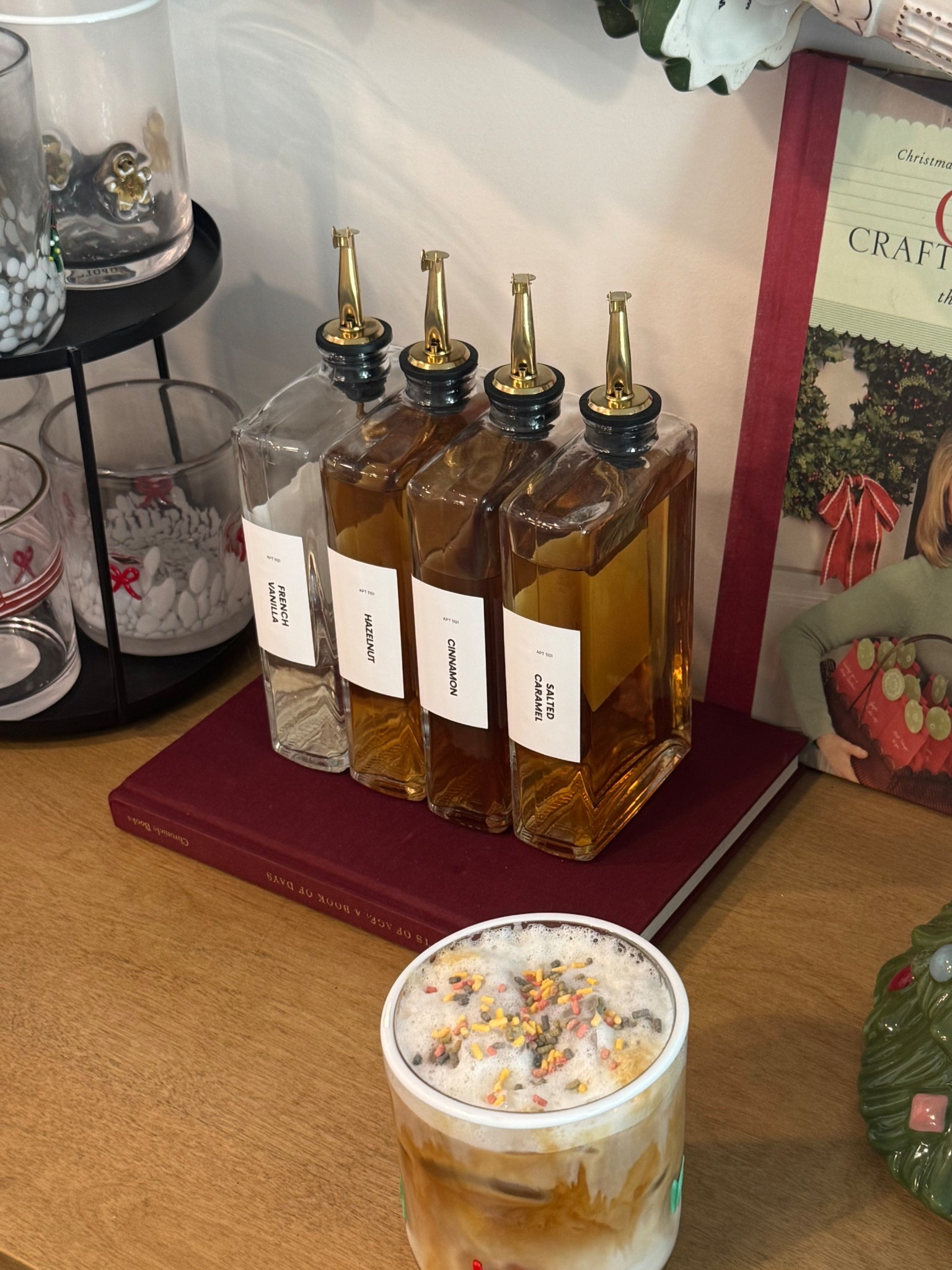 Coffee syrup bottles! 

#LTKmorningroutine #LTKHome #LTKSeasonal