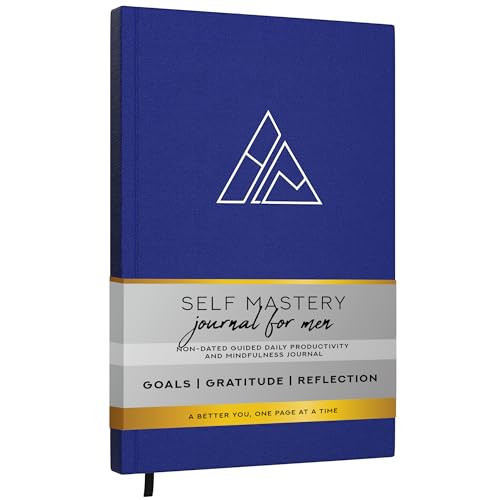 Self-Mastery Journal for Men with Prompts - 13 Week Guided Gratitude Journal - 5 Minute Journal -... | Amazon (US)