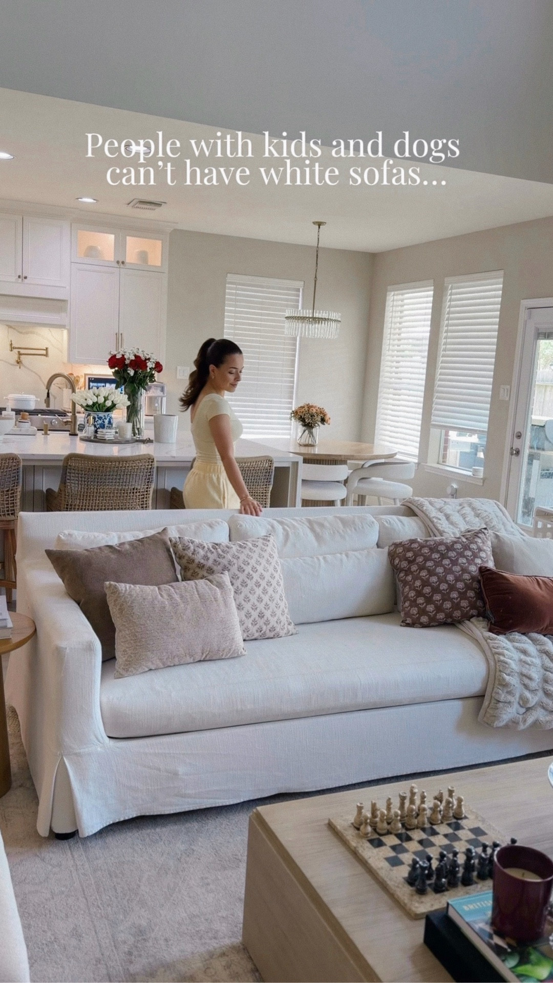 Sofa slipcover | You don’t have to give up what you love 🤍

A slipcover is one of the easiest ways to protect your sofa without compromising the look.

When choosing one, I always look at:
• Fit — the more tailored, the better it looks. In this case, I chose a relaxed style that I can easily take off and throw in the washer
• Fabric — durable and washable is key
• Color — light tones, but not too stark white
• Texture — helps hide everyday wear
• Easy care — it should be simple to remove and wash

When chosen well, a slipcover lets you have a light sofa and still live in it 🤍

Save this for when you’re shopping for yours ✨

—

#hometips #designer #homestyle #slipcover #lifestyle 

#LTKHome #LTKmomlife