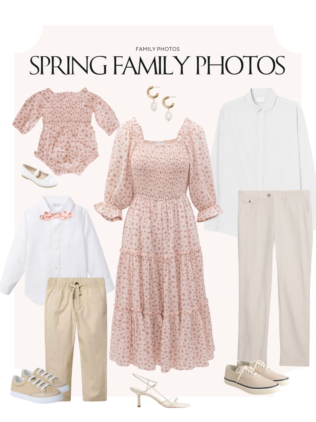 Family outfits for spring family photos including matching mommy and me dresses 

#LTKSeasonal #LTKFamily #LTKStyleTip