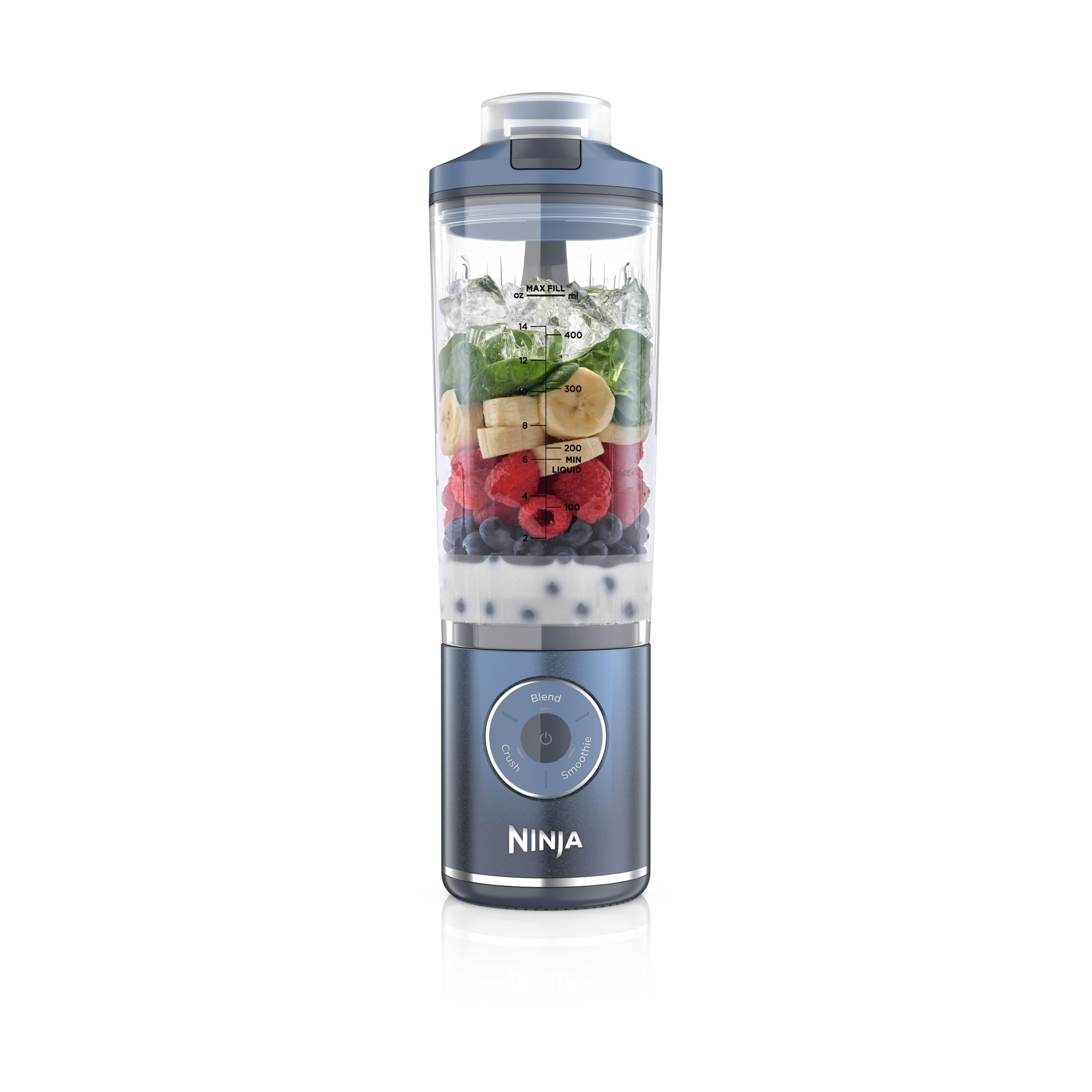 Ninja Blast Max Portable Blender, 570ml, Rechargeable Battery, Blending Cup & Leak-proof Lid, 3x ... | Amazon (UK)