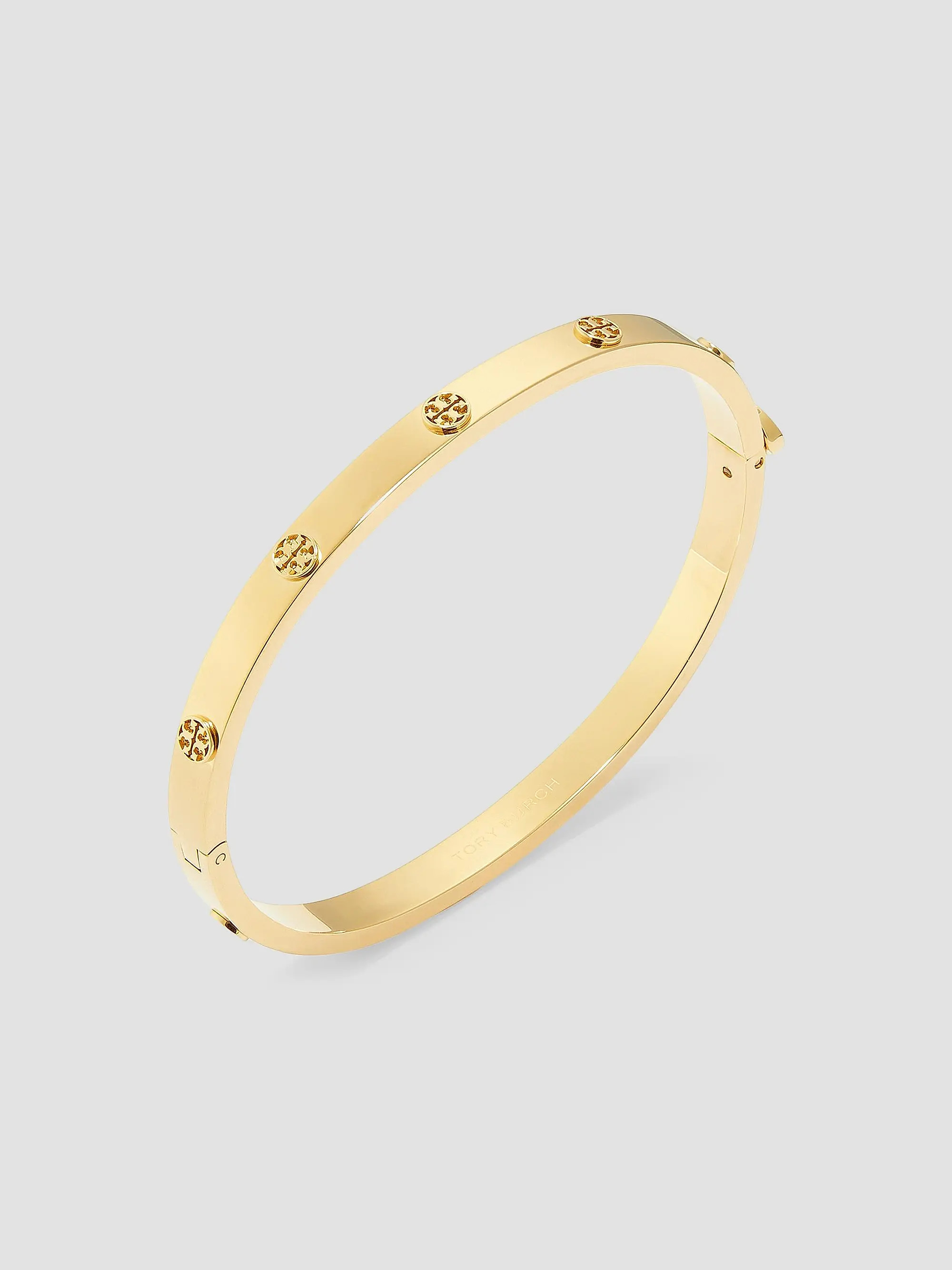 Icon Stainless Steel Logo Bangle | Saks Fifth Avenue