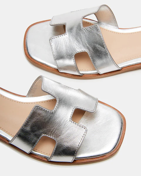 HADYN SILVER LEATHER | Steve Madden (US)