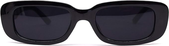 Rectangle Sunglasses for Women Trendy Retro Fashion 90s Sunglasses UV 400 Protection Square Frame... | Amazon (US)