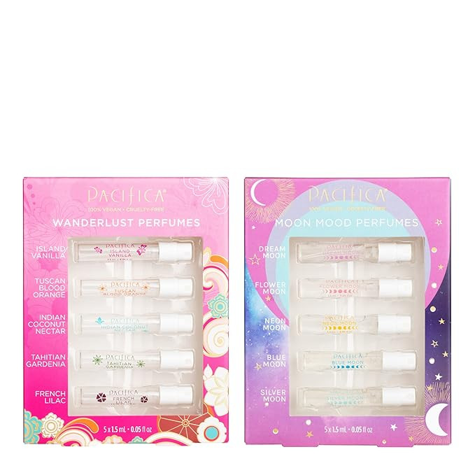 Pacifica Beauty Wanderlust & Moon Moods Perfume Set, Fragrances, Travel Perfume, Island Vanilla, ... | Amazon (US)
