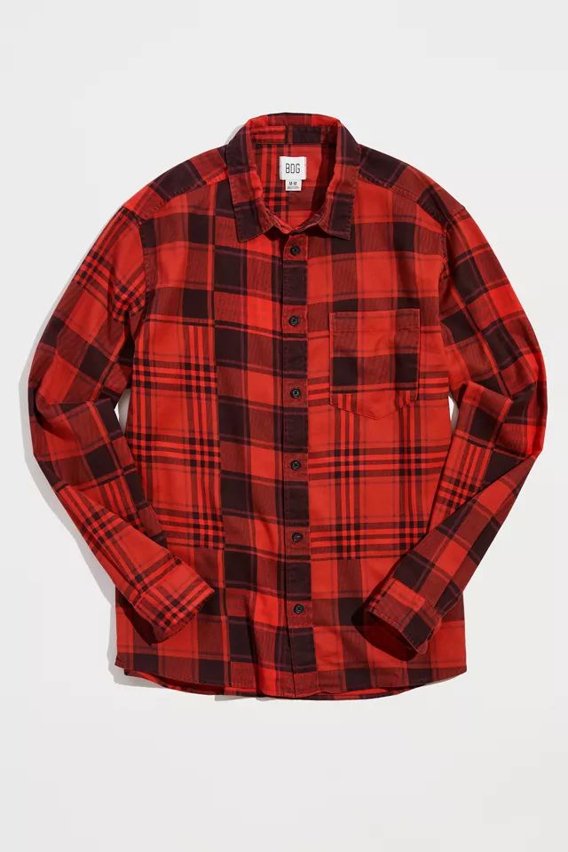 BDG Vintage Wash Flannel Shirt | Urban Outfitters (US and RoW)