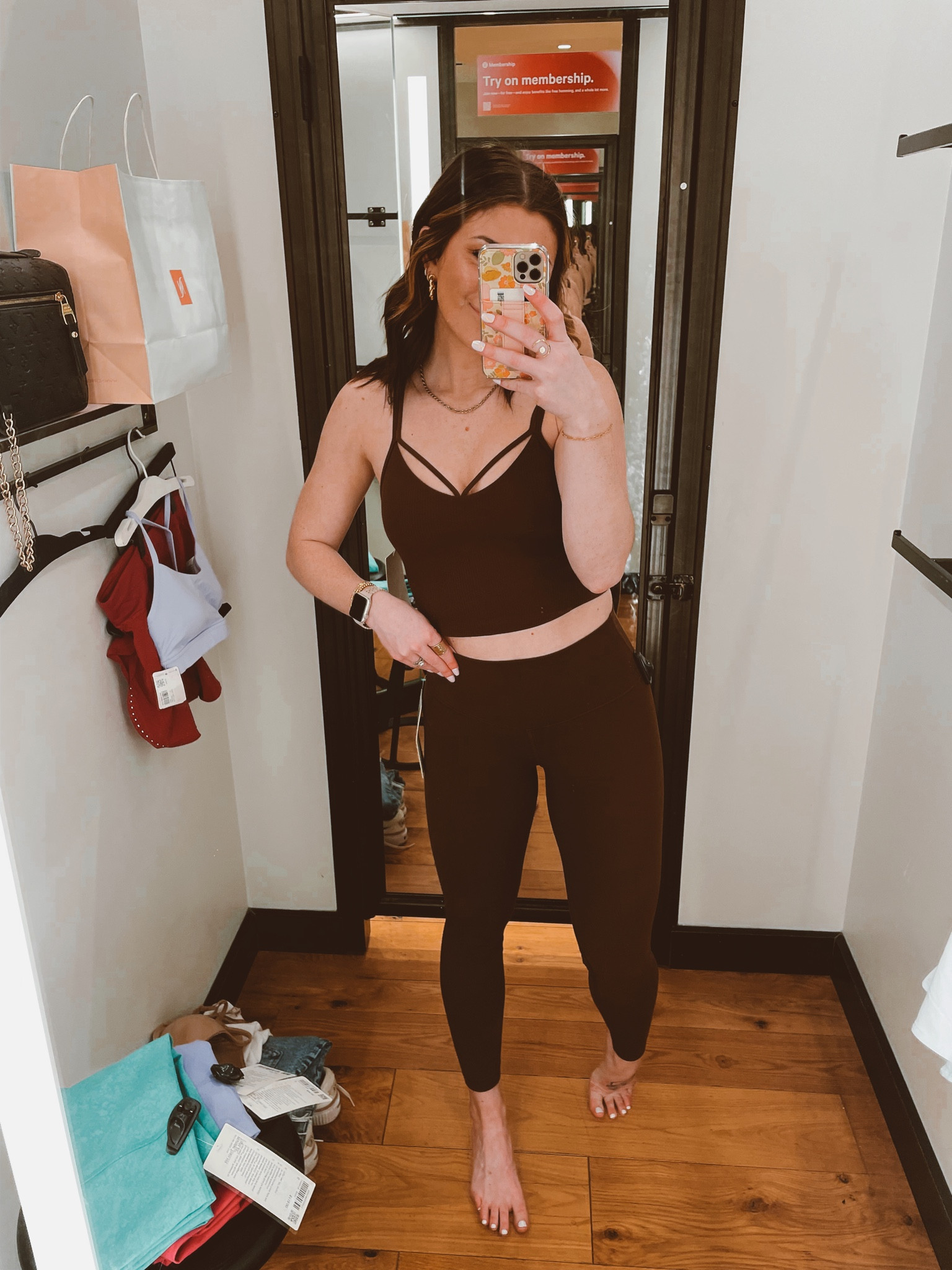 The chokehold this Espresso brown shade from Lululemon has on me is unreal! Loving this cute set for a casual outfit or for crushing a workout! Wearing an 8 in the top and 4 in the leggings!

#LTKfit #LTKunder100 #LTKstyletip