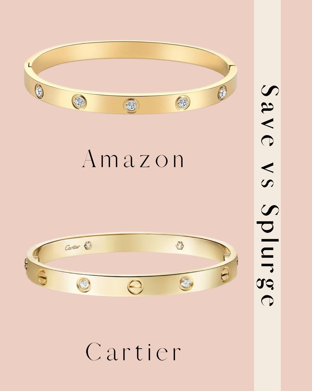 I would LOVE to be given a Cartier love bracelet but those odds are slim. SO I bought myself this look for less from Amazon! 

#LTKStyleTip #LTKFindsUnder50 #LTKSaleAlert